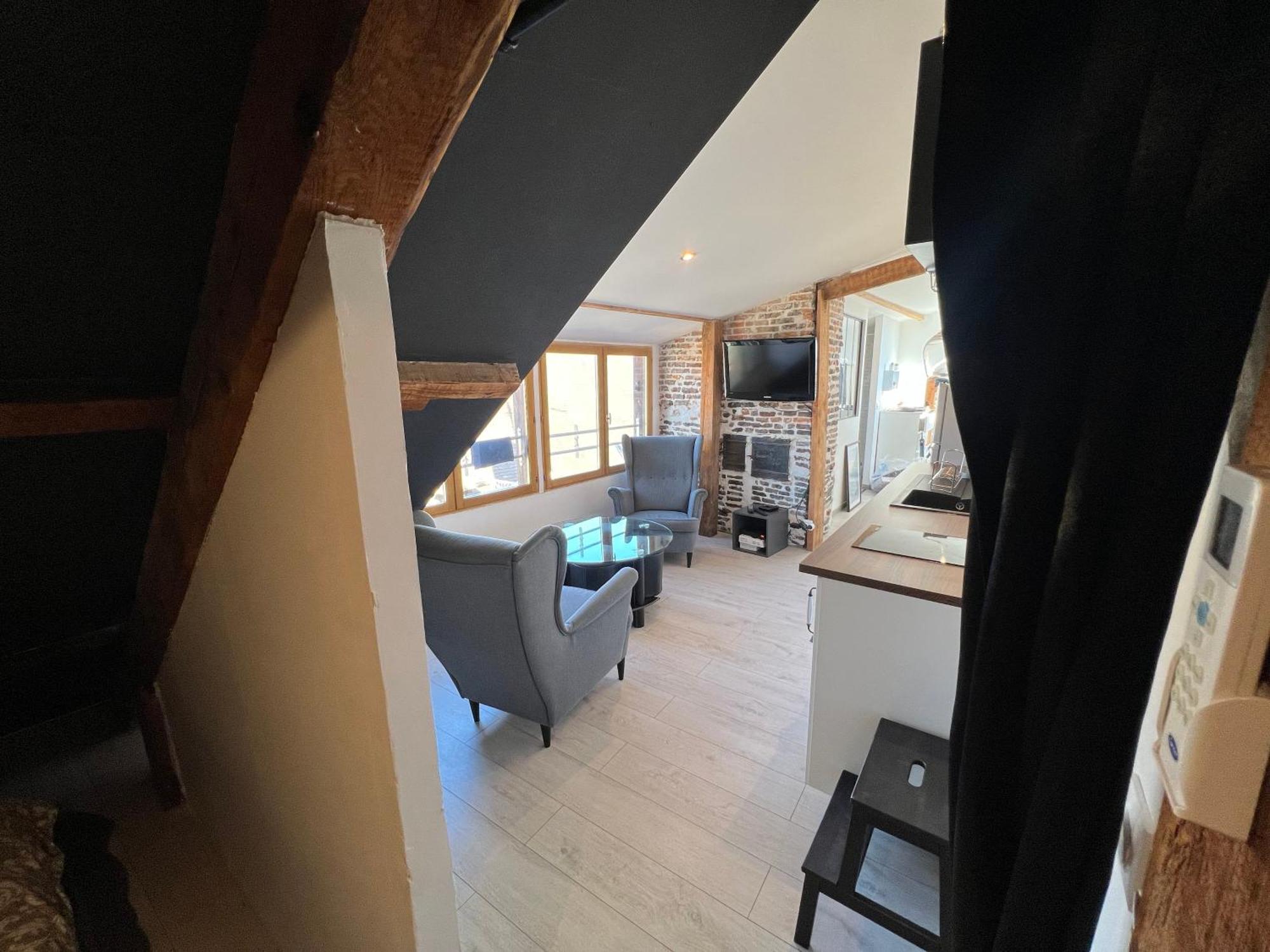 Bellevue Appartement Sous Les Toits Hypercentre Climatise 多勒 外观 照片